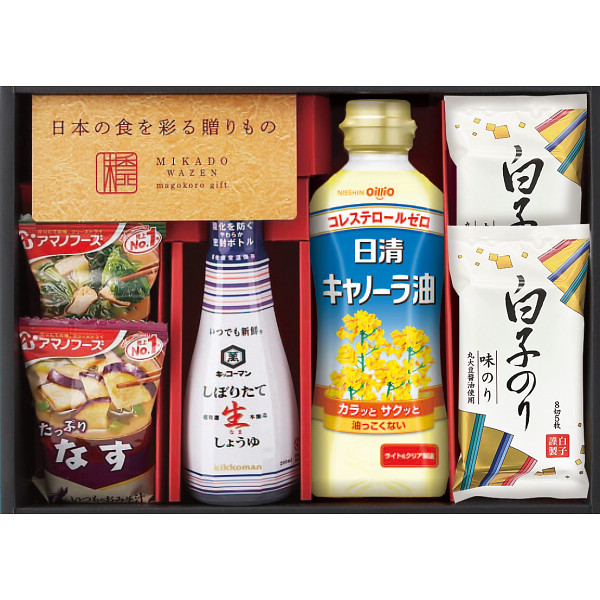 味香門和膳（みかどわぜん）アマノフーズ&キッコーマン和食詰合せ（MKD-15N）