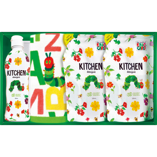 はらぺこあおむし　キッチン洗剤タオルセット（H-20AZ）