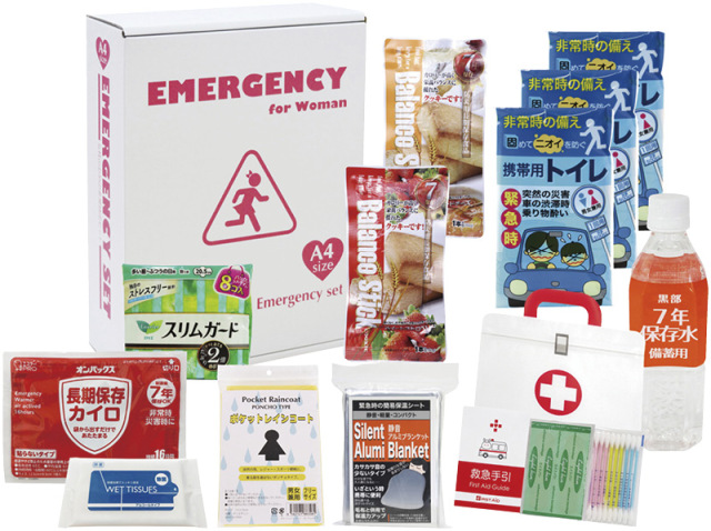 1DAY女性の災害対策12点セット（SW-30）（4570168130544）