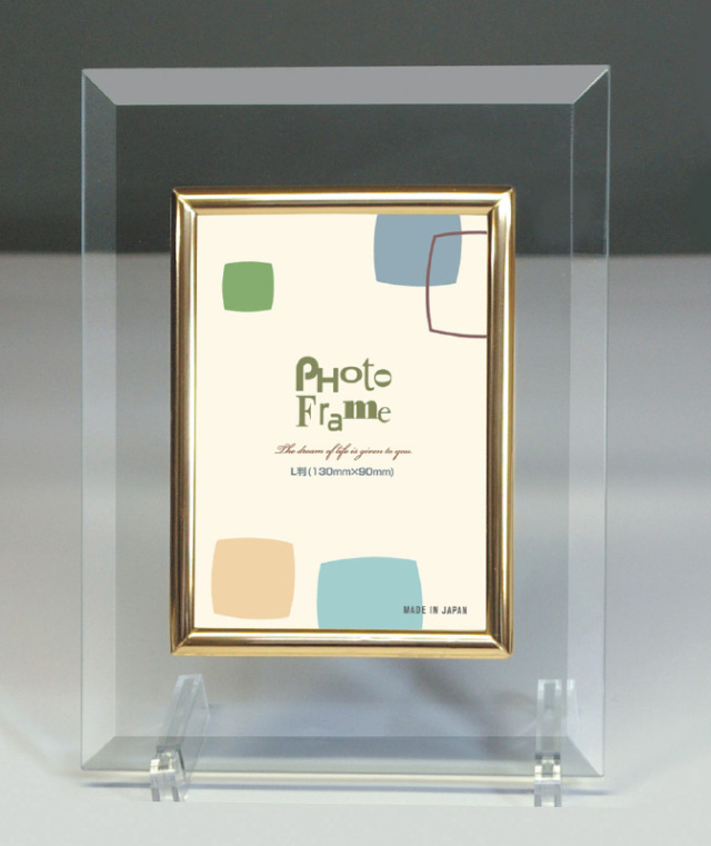 クリスタルフォトフレーム L版（19321）（4544908019321）