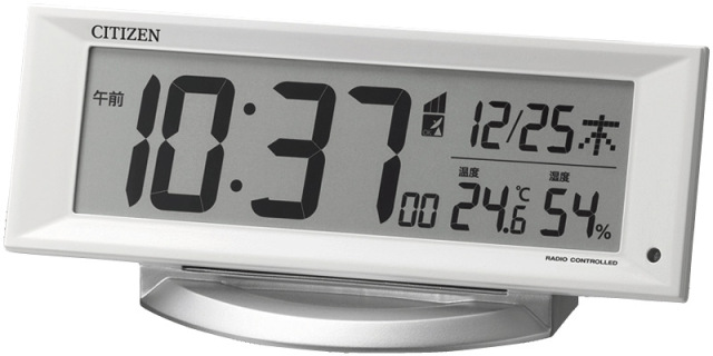 シチズン　電波デジタルアラーム時計（8RZ202-003）（4903456213788）