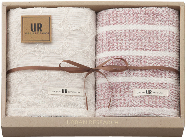アーバンリサーチ　フェイスタオル2P（レッド）（UR2320RD）（4518607673863）