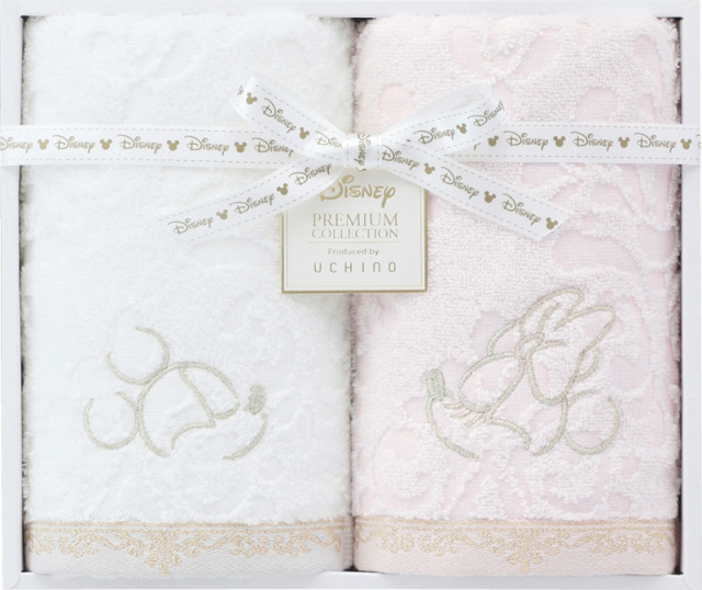 プレミアム ディズニー　エターナリー　フェイスタオル2P（WF30876M）（4905296671728）
