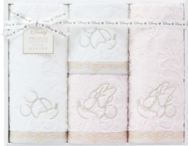 プレミアム ディズニー　エターナリー　フェイスタオル2P＆ゲストタオル2P（WR50876M）（4905296671742）