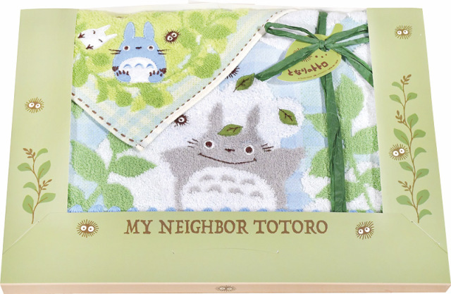 となりのトトロ　森のひなたぼっこ　フェイスタオル&ウォッシュタオル（TT-7320）（4992272753257）