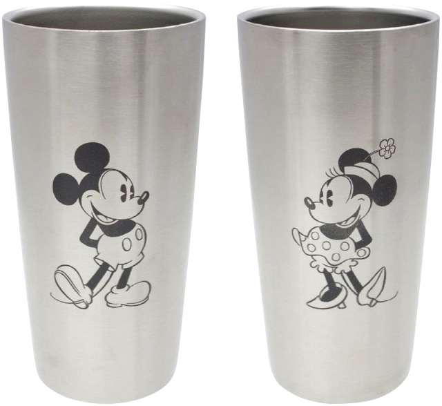 ディズニー　ステンレス真空タンブラー 440mlペアセット ミッキー＆ミニーS2（82670）（4984909826700）