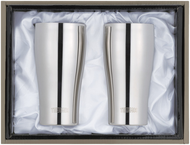 サーモス　真空断熱タンブラー400mlペア（JCY-400GP1 SM）（4580244688852）