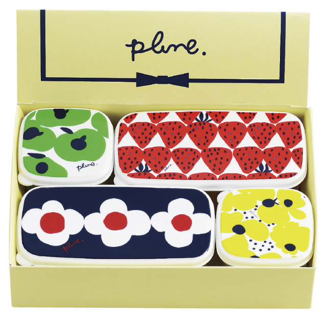 プルーン　シール容器4点セット・A（PL-112）（4975192077337）