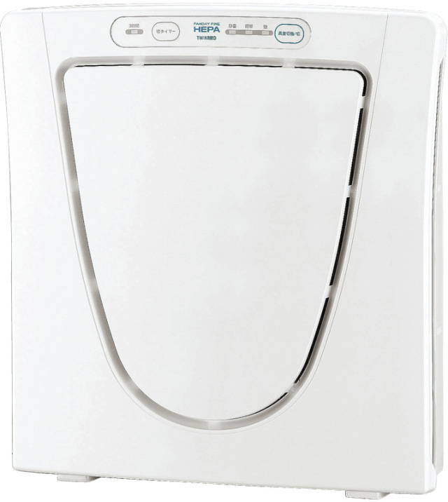 ツインバード　空気清浄機ファンディファイン ヘパ（AC-4238W）（4975058423810）