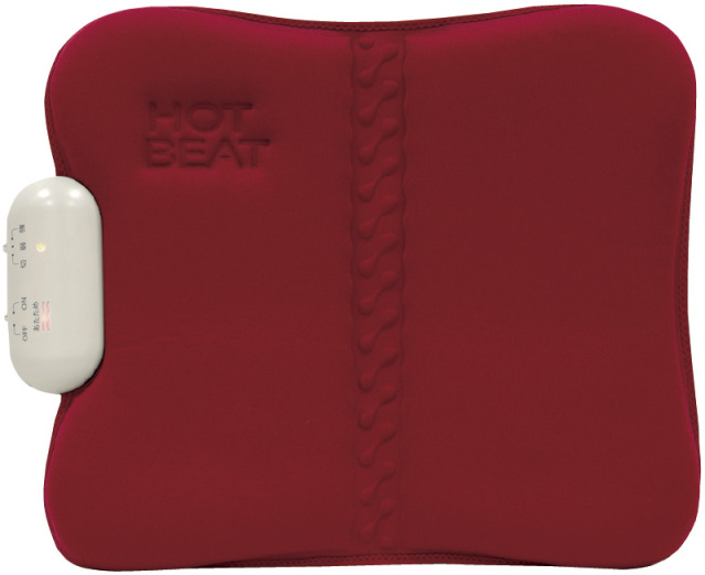 ツインバード　ホットシートマッサージャー HOT BEAT（EM-2538R）（4975058253813）