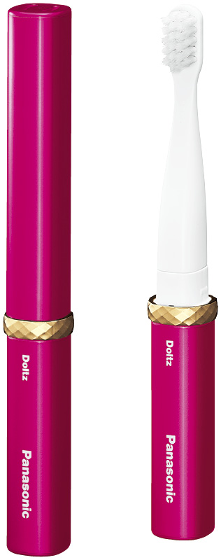 パナソニック　音波振動ハブラシ ポケットドルツ（ルージュピンク）（EW-DS1C-RP）（4549980052044）