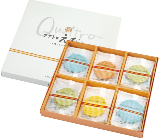 海老菓子本舗 志ま秀　クアトロえびチーズ（QU-15）（4950620457240）