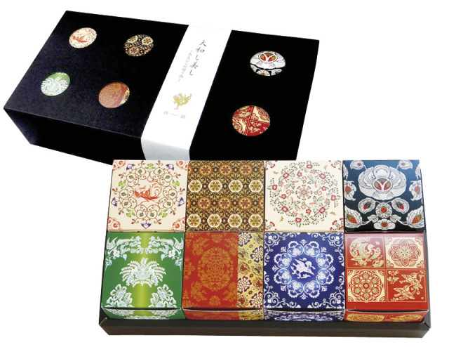 奈良祥樂　大和し美しオリーブなあられ8箱セット（大和し美し8）（4534799303654）