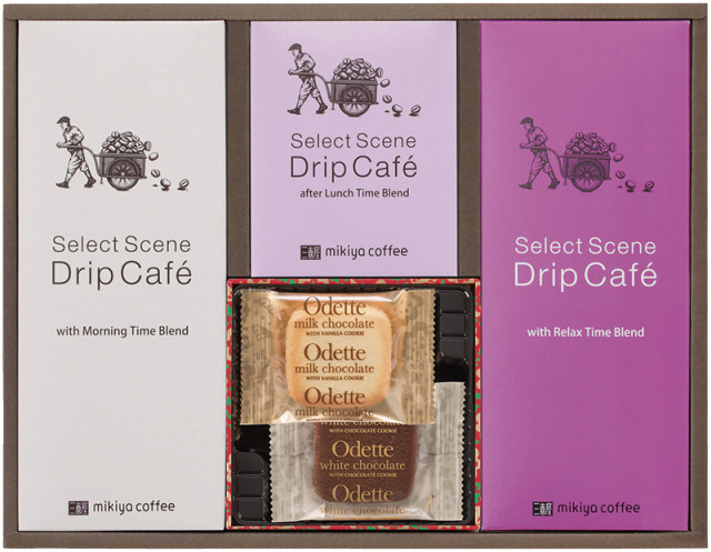 三喜屋珈琲　セレクトシーンドリップコーヒー＆モロゾフ焼菓子詰合せ（SSD-30MS）（4979135044646）