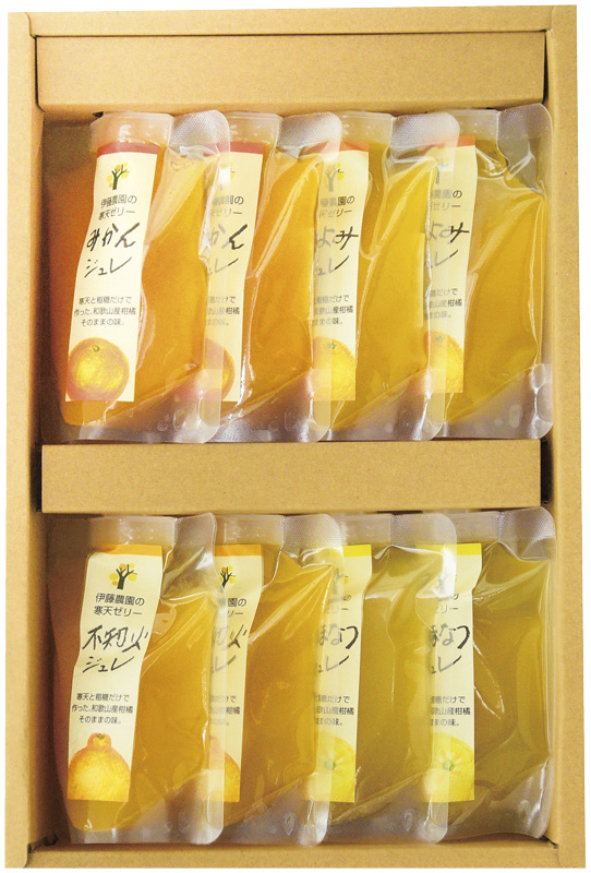 伊藤農園　ピュアフルーツ寒天ジュレドリンクタイプ8個セット（JD-8）（4515244959893）