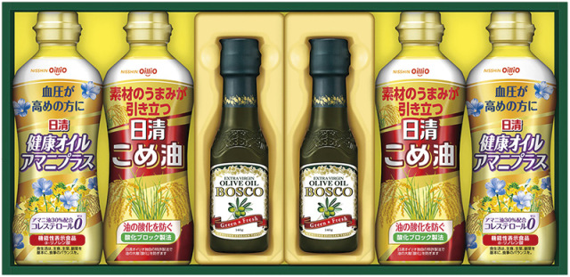 日清オイリオ　ヘルシーオイル＆ボスコギフト（BM-30）（4902380433316）