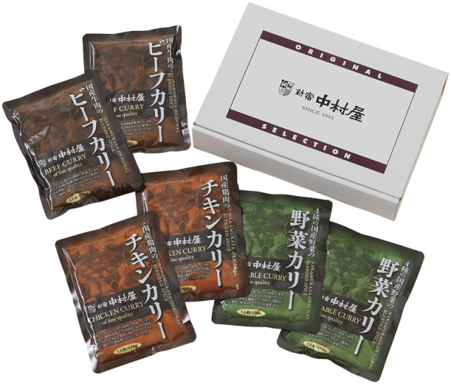 新宿中村屋　国産カリーセット（N-KC003）（4571265224266）