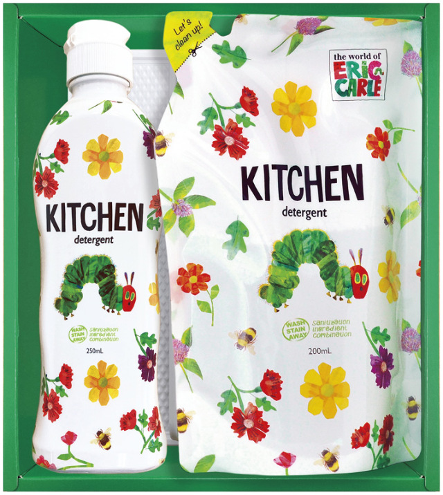 はらぺこあおむし　キッチン洗剤セット（H-08AZ）（4983740111327）