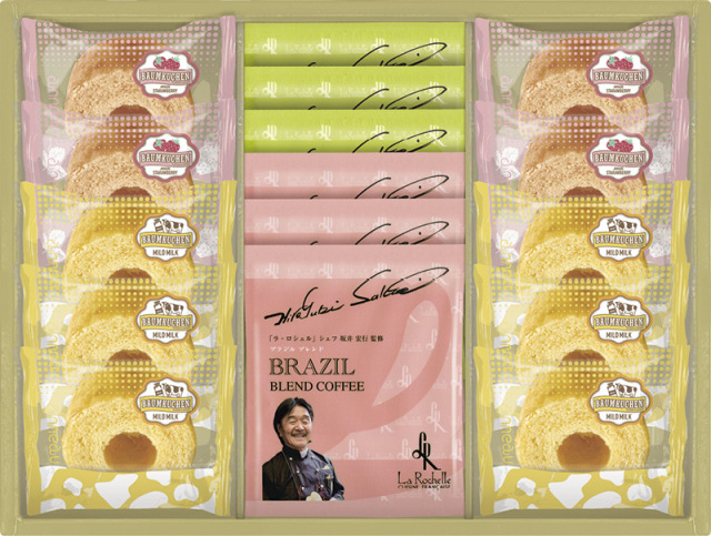 坂井宏行シェフ監修コーヒー＆アノー バウムクーヘンギフト（BSC-DO）