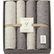 グランフランセヌーベル　オーガニックコットンロングパイル　バス・フェイスタオルセット（GFG12000）