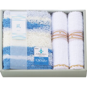 凪　バスマットＳ&フェイスタオル2枚セット（95858）