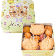 こねこのこねこねクッキー缶（Happy）（KN16-010）