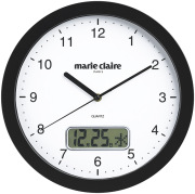 マリ・クレール　壁掛け時計 カレンダー機能付（MC-503）（4975192084908）