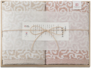 今治謹製　紋織タオル　バスタオル2P（木箱入）（ピンク）（IM7750PI）（4518607659775）