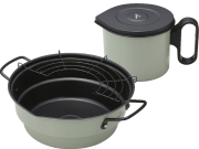 ジェルソミーノ　天ぷら鍋23cm＆オイルポットセット（GEL-ASET）（4978352229010）