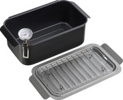 ポコフリット　IH対応角型揚げ鍋（温度計・アミ付）（RB-2701）（4903779127014）