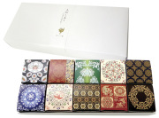 奈良祥樂　大和し美しオリーブなあられ10箱セット（大和し美し10）（4534799305559）