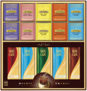 モンカフェ＆トワイニング　ドリップコーヒー＆ティーバッグ 詰合せギフト（TMS-50S）（4901305926216）