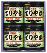 浜乙女　遠赤焙焼 味のりてりやき（てりやき4本詰N）（4902915162551）