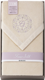 nishikawa　ファインシルク　シルクコットンリバーシブル毛布(毛羽部分)（FQ82524000）