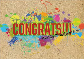 誕生日オリジナルラベル（スプラッシュ）