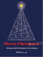 クリスマスオリジナルラベル（ツリー）