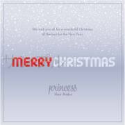 クリスマスオリジナルラベル（スノー）