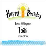 誕生日オリジナルラベル（ボトル）