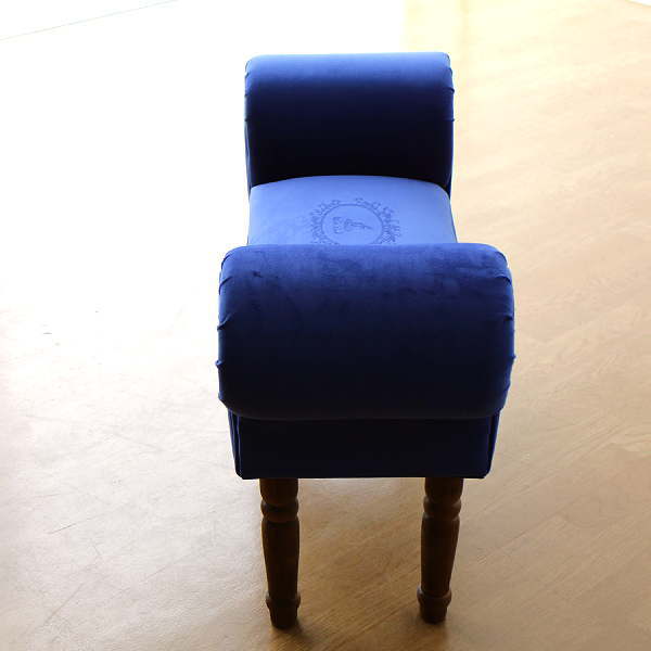 ベンチ スツール おしゃれ かわいい 椅子 玄関 布 クッション スリムなスツールベンチ A 【送料無料】 [abk9162]