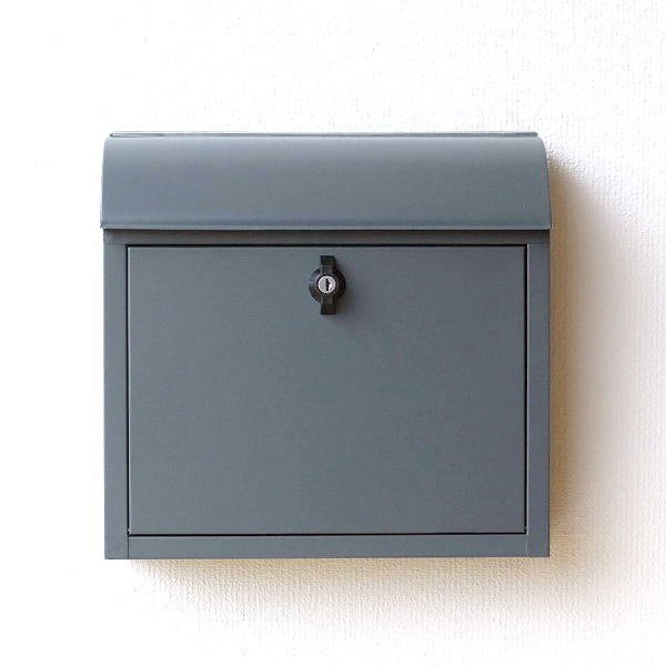 ポスト 郵便ポスト 郵便受け おしゃれ 新聞受け 北欧 壁掛け 壁付け 玄関 スチールアイアンのルーフィングポスト Dgy 【送料無料】 [aks1945]