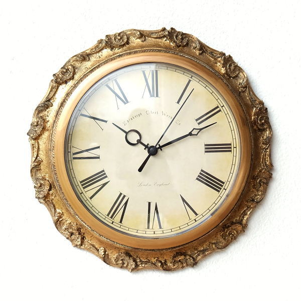 掛け時計 アンティーク おしゃれ ウォールクロック レトロ クラシックな掛け時計B [ebn4440]