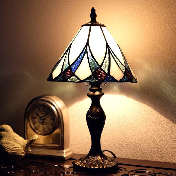 テーブルランプ おしゃれ ステンドグラス 照明 ランプスタンド レトロ エレガント クラシック ステンドグラステーブルランプ H 【送料無料】 [ebn5180]