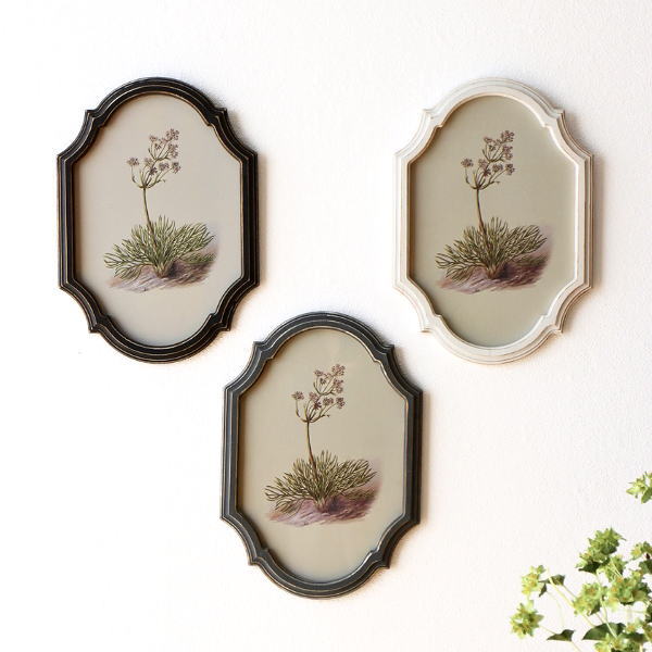 フォトフレーム 壁掛け 木製 チーク材 A4 おしゃれ デザイン 大きい アンティーク 可愛い 縦 横 変形 グレー ブラック ホワイト クラシックウォールフレーム L 3カラー [ify5002]