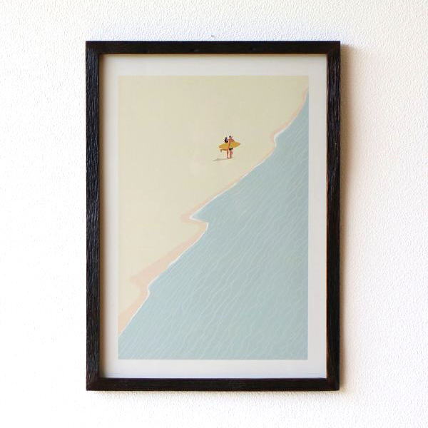 フォトフレーム 木製 チーク材 おしゃれ A3 壁掛け シンプル ナチュラル 木枠 縦向き 横向き チーク古材フレーム A3 [ify6021]