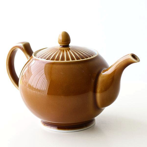 ティーポット 急須 茶こし付き 陶器 有田焼 日本製 焼き物 おしゃれ 紅茶 北欧 洋風 和食器 かわいい デザイン キャメルティーポット [imt8955]