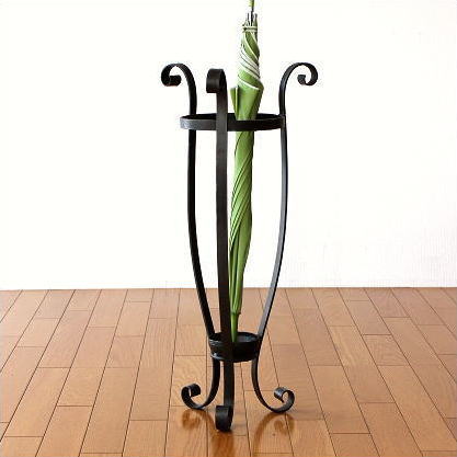 傘立て アンティーク スリム アイアンの傘立て シェーブル 【送料無料】 [kan7364]