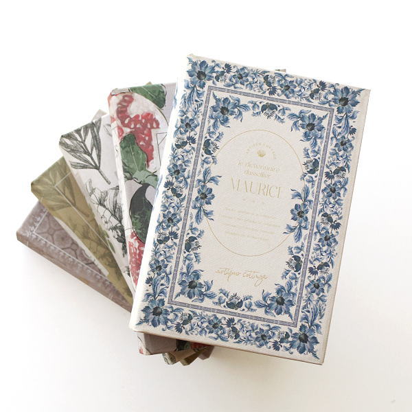 小物入れ 本型 ブック型 おしゃれ 洋書 かわいい 収納ボックス フラワー レトロ アンティーク風 ブックボックス アンティークフラワー 5タイプ [kan7758]