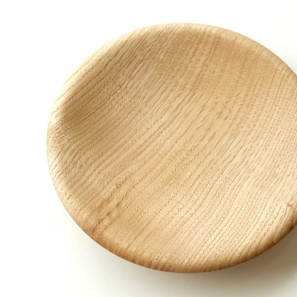 お皿 プレート 丸 トレー トレイ 木製 ナチュラル おしゃれ 天然木 栗の木 無垢 飛騨 日本製 木工 18cm クリの木プレート 180 [kch0561]