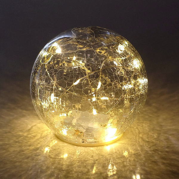 LEDライト ガラスランプ おしゃれ 電飾 ガラスドーム ライト 照明 雑貨 ムードランプ 間接照明 シンプル LEDライト GLASSドーム S [ksh1966]