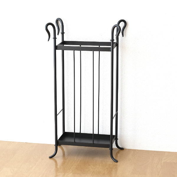 傘立て スリム おしゃれ アンティーク アイアン コンパクト 長方形 シンプル クラシック アンブレラスタンド アイアンの傘立て レクタングル 【送料無料】 [kwt5783]